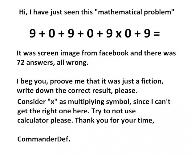 "Math Problem"