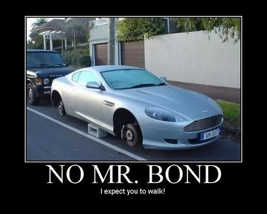 No Mr Bond...