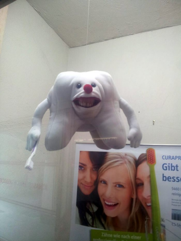 I heard you don´t like to go to the dentist...