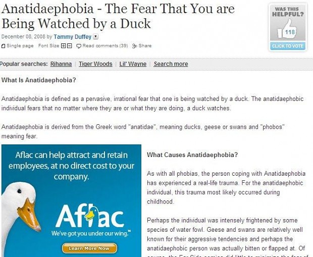 Unfortunate Ad Placements