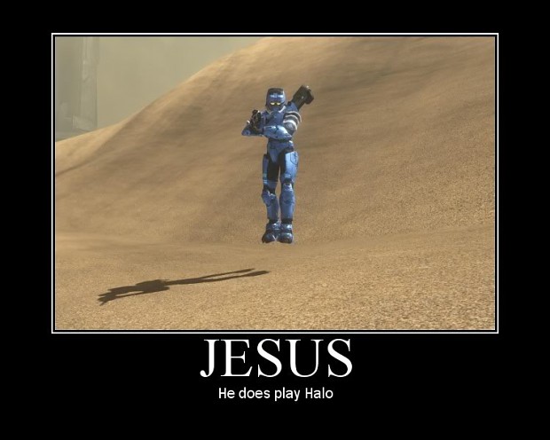 Jesus plays Halo