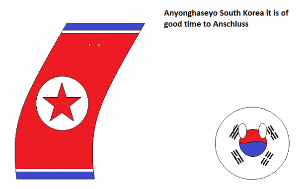 North Korea wants to Anschluss South Korea.