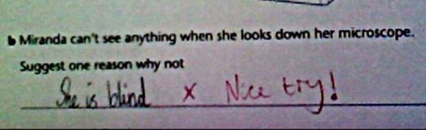 More Funny Test Answers
