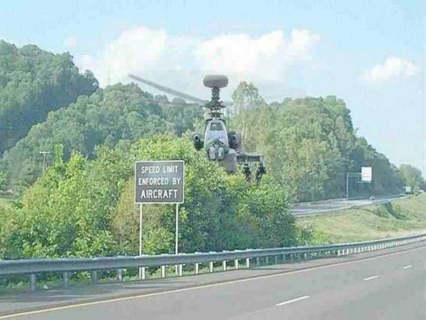 Speed Enforced By Aircraft
