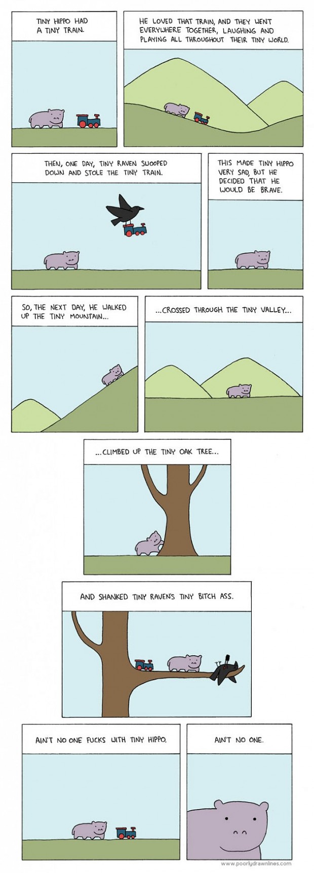 A story about a tiny hippo...