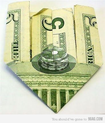 American money has pancakes hidden on it :D