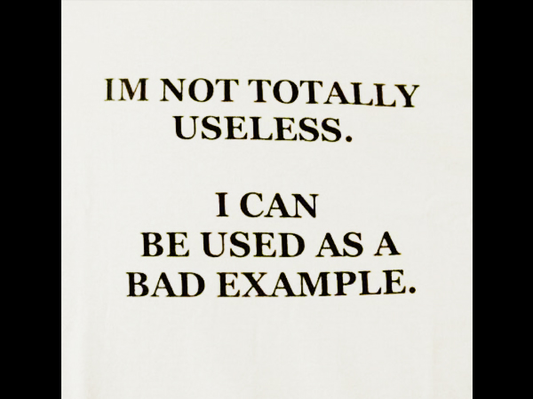 Not useless