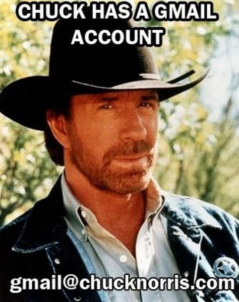 Chuck Norris Gmail account