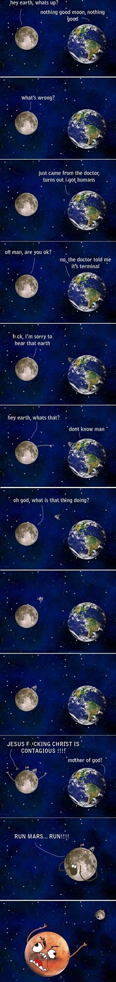 Earth got humans
