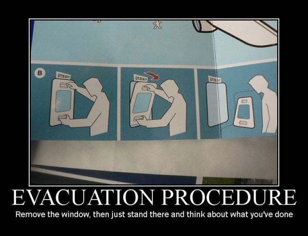 Evacuation procedure