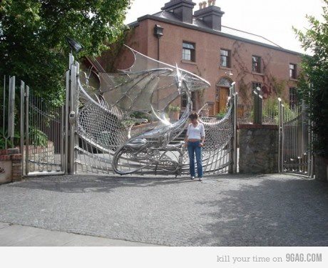 I think that fence is going to attract dragons :D