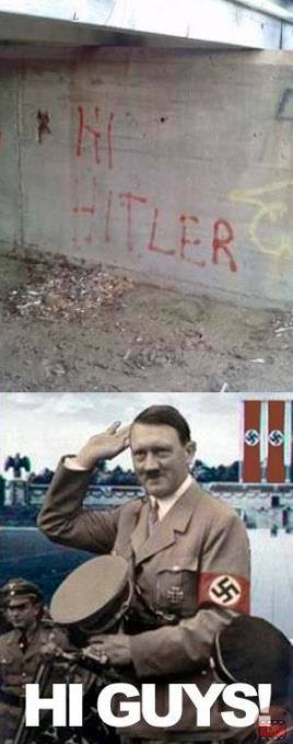 Modern day nazis and their grammar issues