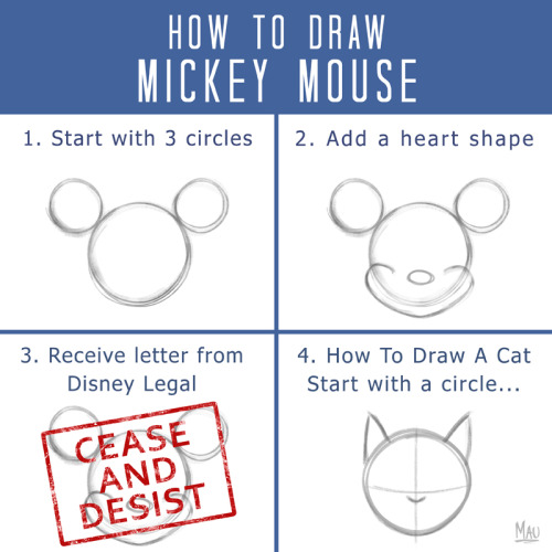Drawing Mickey Mouse