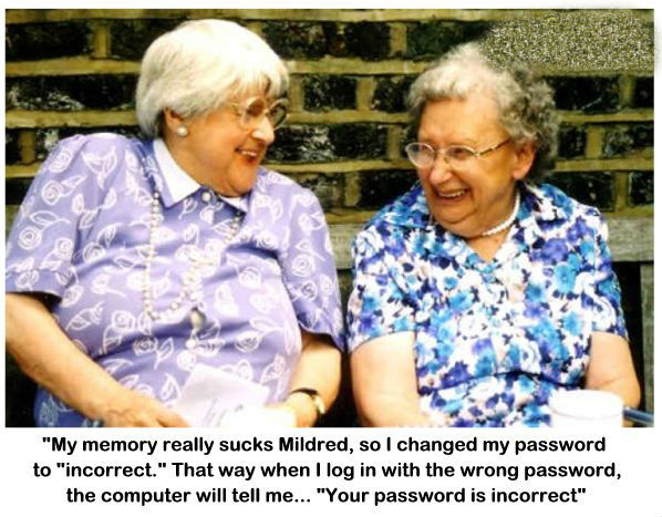Problem with passwords?