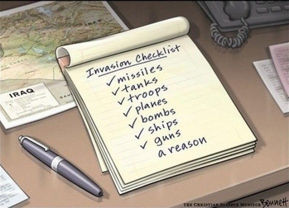 Invasion checklist