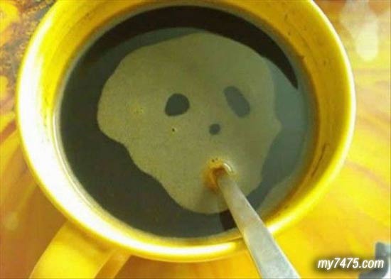 ghost in coffee~~
