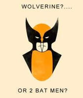 Is it Wolverine or two Bat-men?