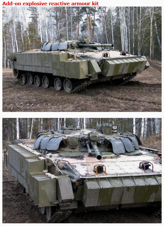 BMP3 reaktive armor