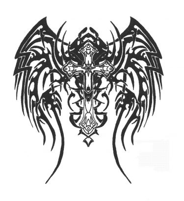 itattooz angle wings tattoo imag 1