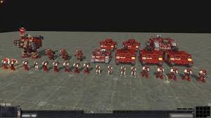 "Ultimate Mod Warhammer 40k" Space Marine Army.