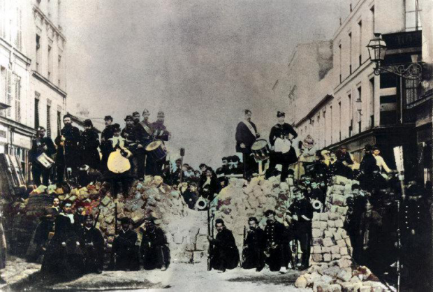 Colorized picture for Paris Commune