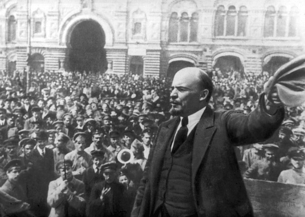 crowd Vladimir Ilyich Lenin Russ 2