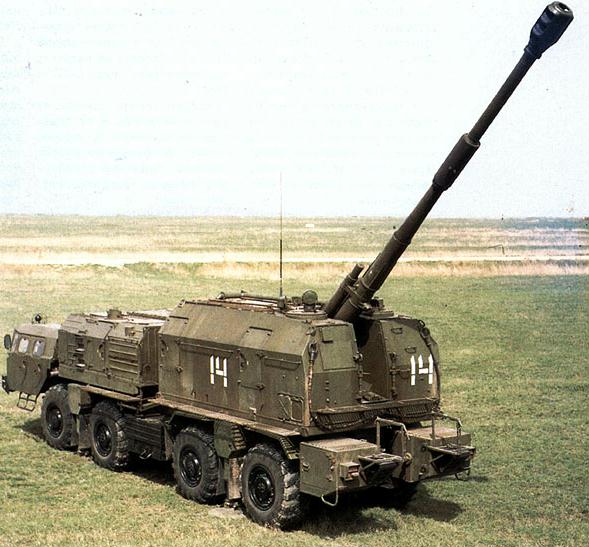 russian artillery system bereg