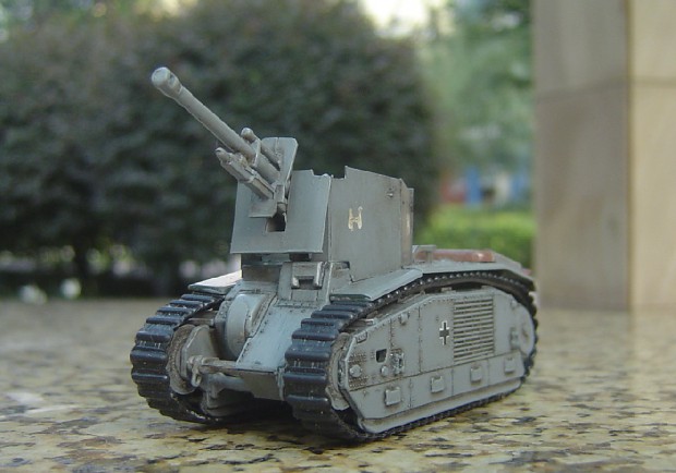 German artillery on upgraded Char B-1 chassis