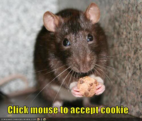 No you forgot the mouse cookie