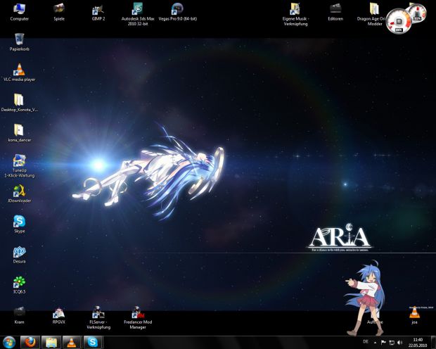 Screens of my Desktop and Game folder