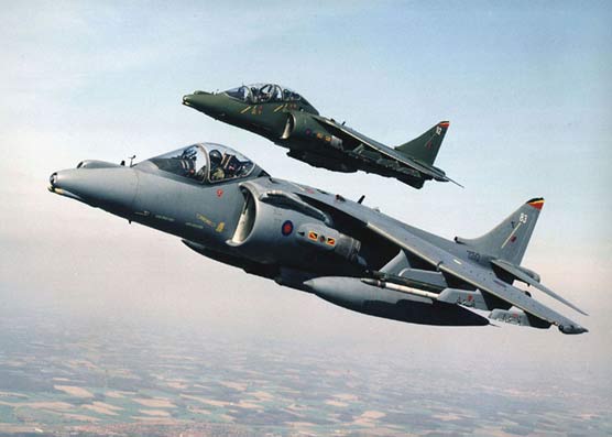 RAF Harriers