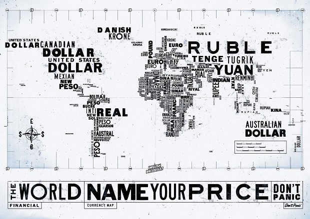 World Currency Map
