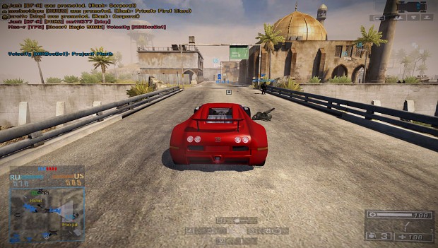 Finaly a nice car on Battlefield 2 XD