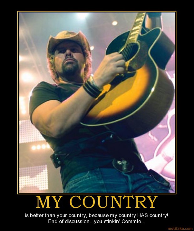 Since we're all country lovers...