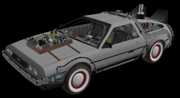 BTTF3 DeLorean