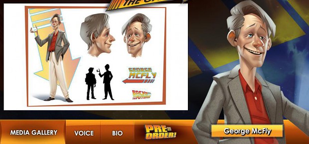 Back To The Future The Game Art Concept