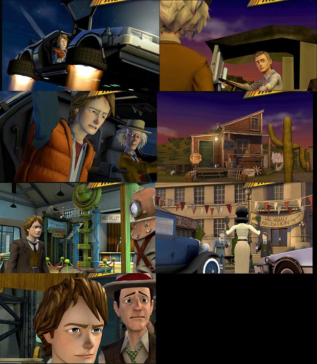 Screenshots from Back<ToTheFuture The Game Ep5