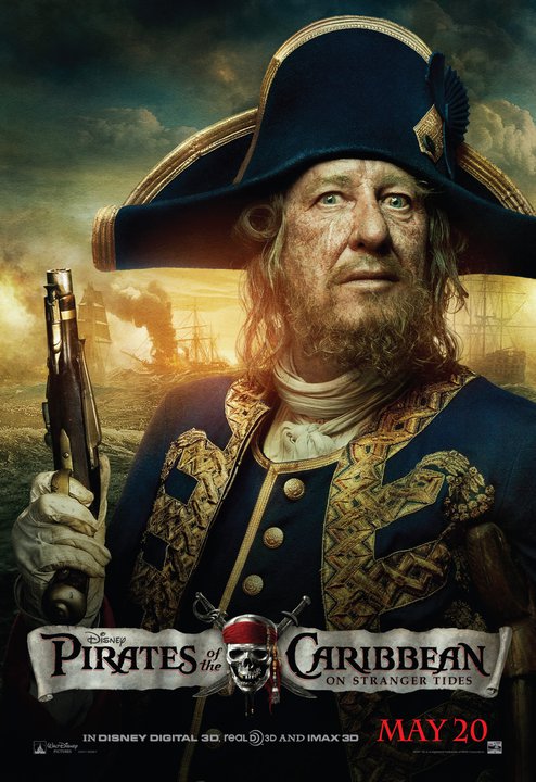 Admiral Hector Barbossa Poster