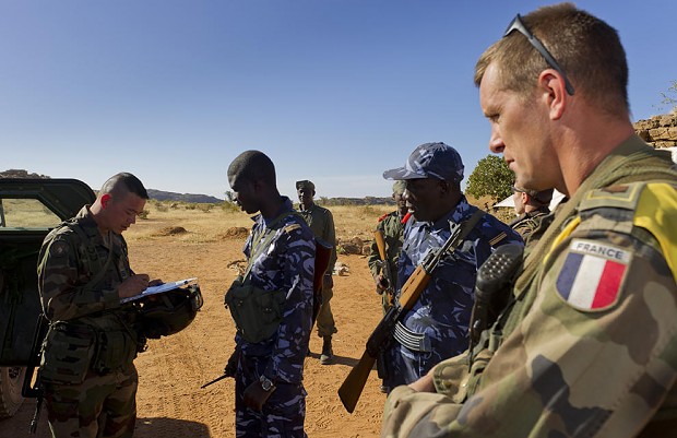 French and Mali armies
