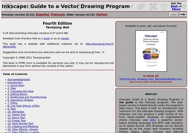 Book - Guide to a Vector Drawing Program