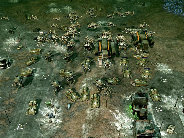 A HUGE GDI Army Heading For A Nod Base