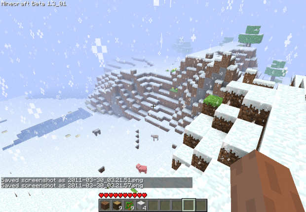 Snowing is so cool!