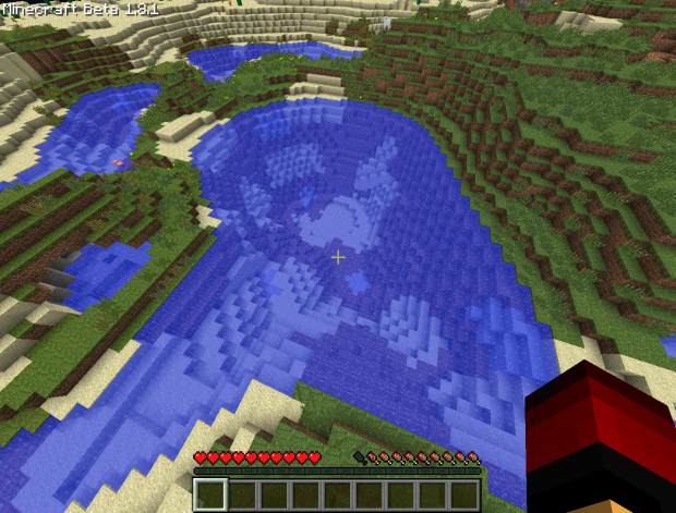 minecraft biggest pool of water ever???