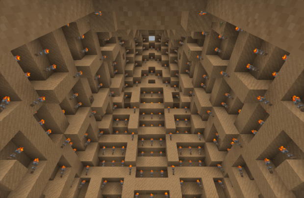 So I made a sand building. (2)