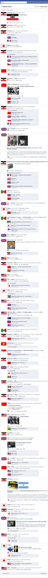 WWII on Facebook