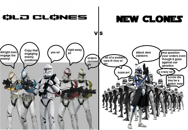 Old Clones Vs New Clones