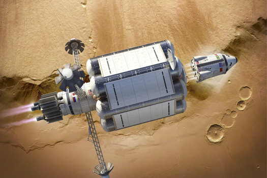 VASIMR Powered Mars-Ship