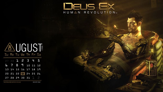 Deus EX HR Calendar
