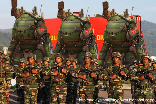 malaysian army parade