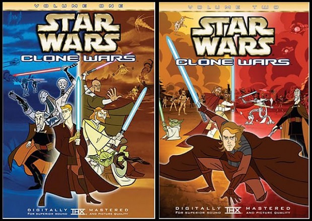 Clone wars early in the war and late in it